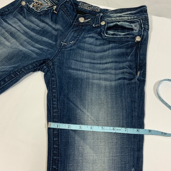 Miss Me Bling Boot Cut Sequin Jeans - Size 28 - Picture 11 of 15